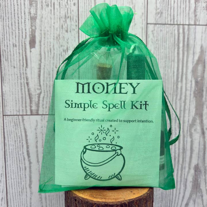Mystical Roots - Wholesale Meditation Supplies - Simple Spell Kit for Beginners, Money1