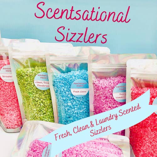 Fresh, Clean And Laundry Scents - Sizzler Pouches for wholesale by Scentsational Sizzlers