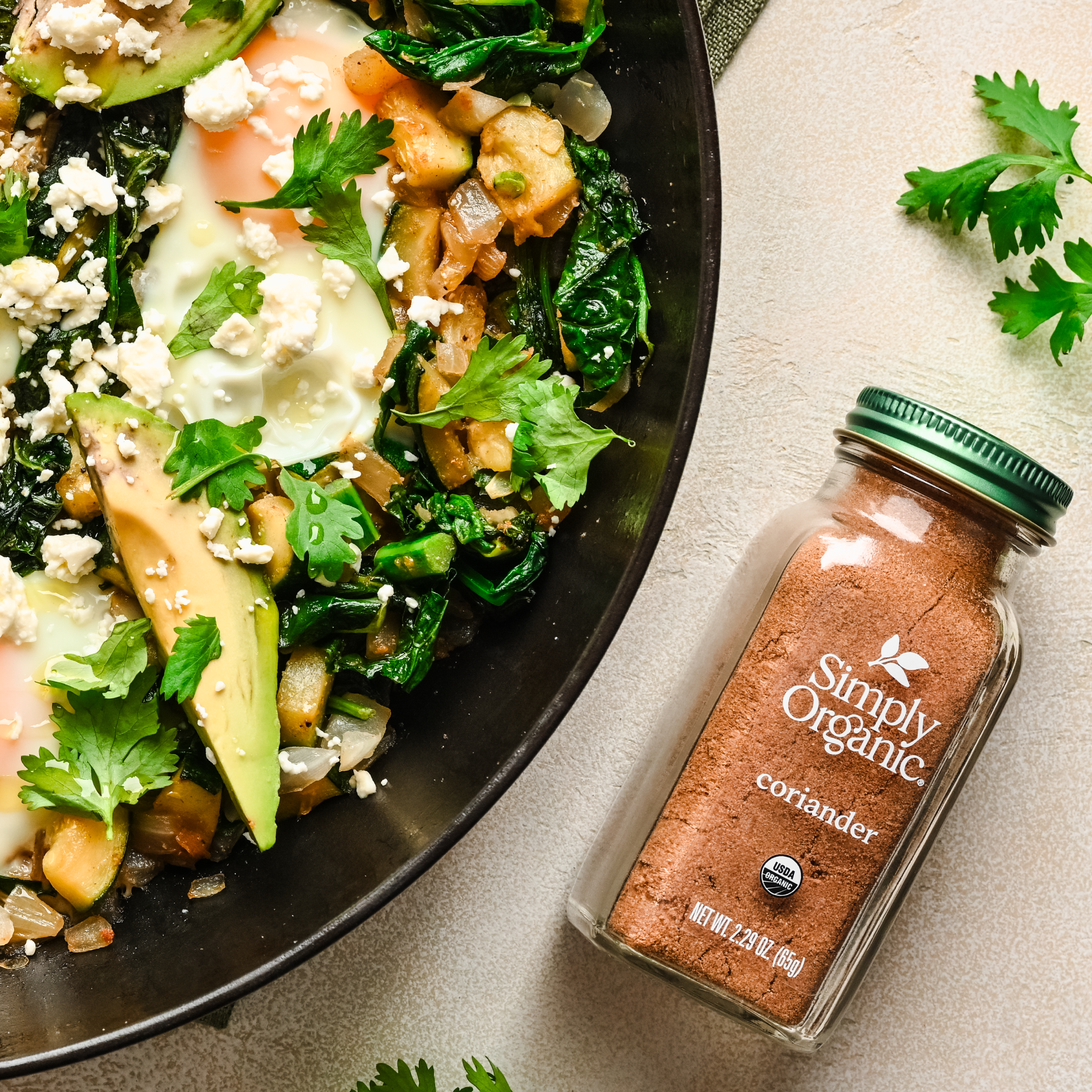 Simply Organic - Wholesale Dried Spice - Pure Ground Coriander, Certified Organic, Kosher, 2.29 Oz2