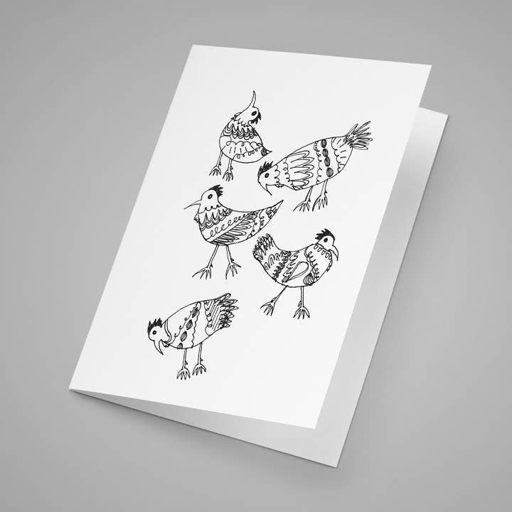 Hühnchen-Karten für den Großhandel von Hana Firestone Illustration