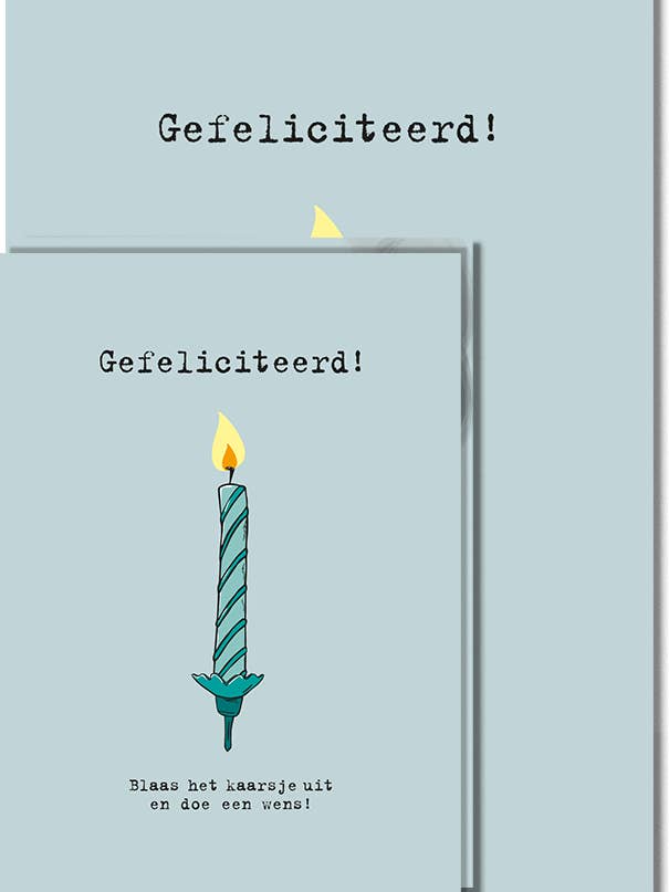 Klein | Kaarsje(blauw) for wholesale by liefs jansje