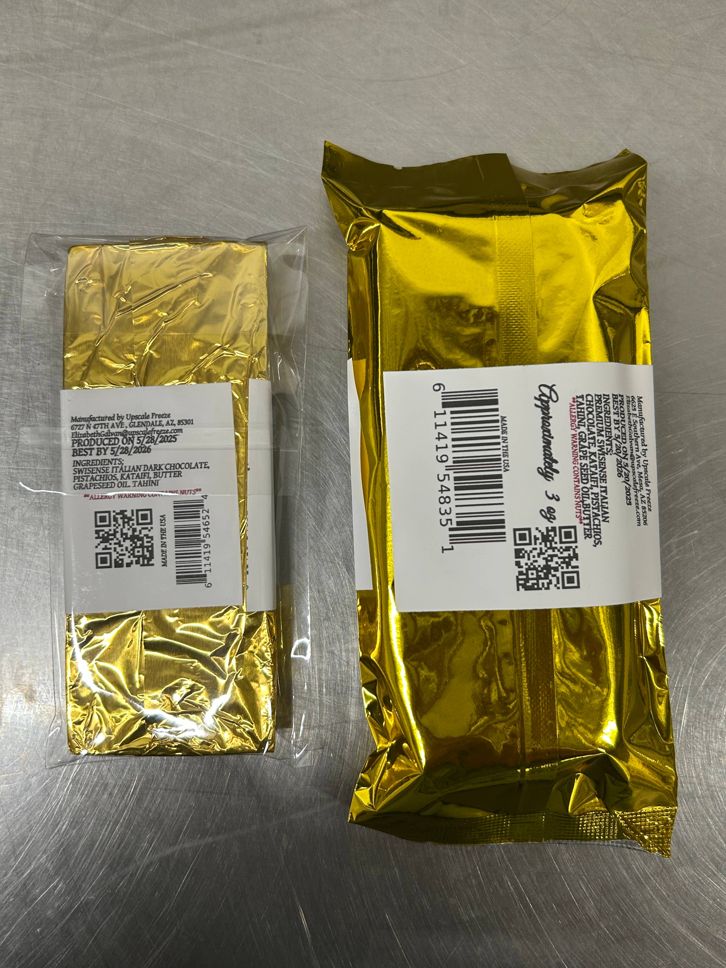 UPSCALE FREEZE - Wholesale Chocolade - Dubai**BEKROOND** pistache13