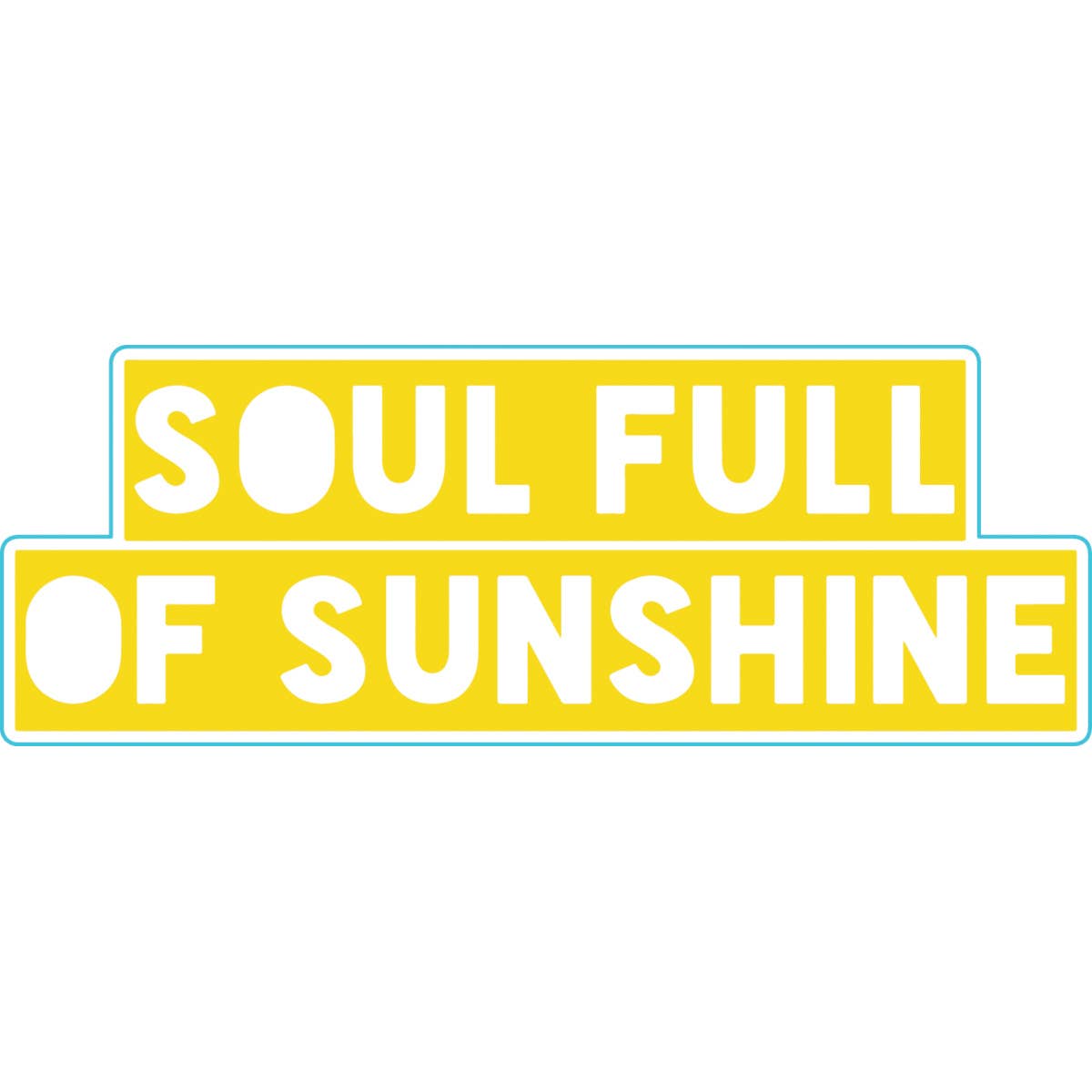 Stickerlishious - Wholesale Sticker - SOUL FULL OF SUNSHINE STICKER0