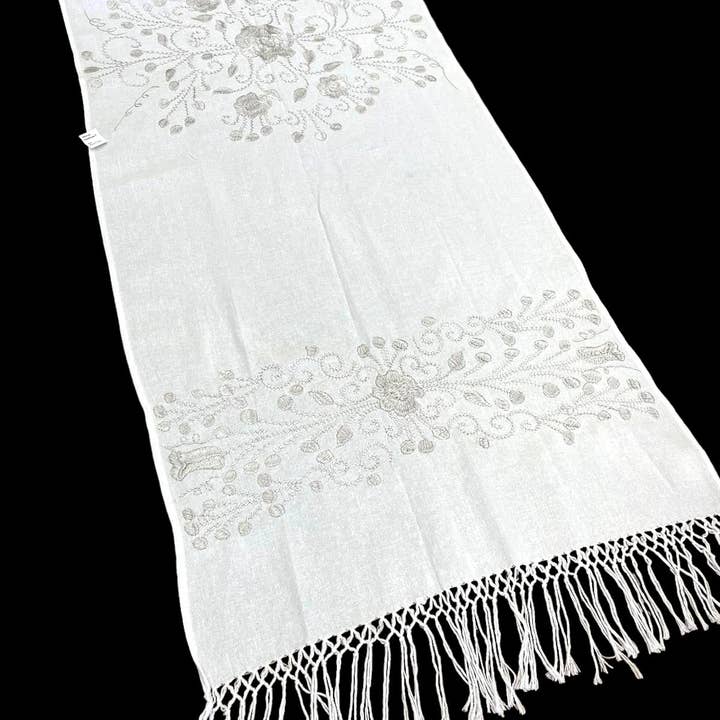 Cielito Lindo - Wholesale Wrap - Women's - Mexican Handmade Embroidered Shawl Chilapa4