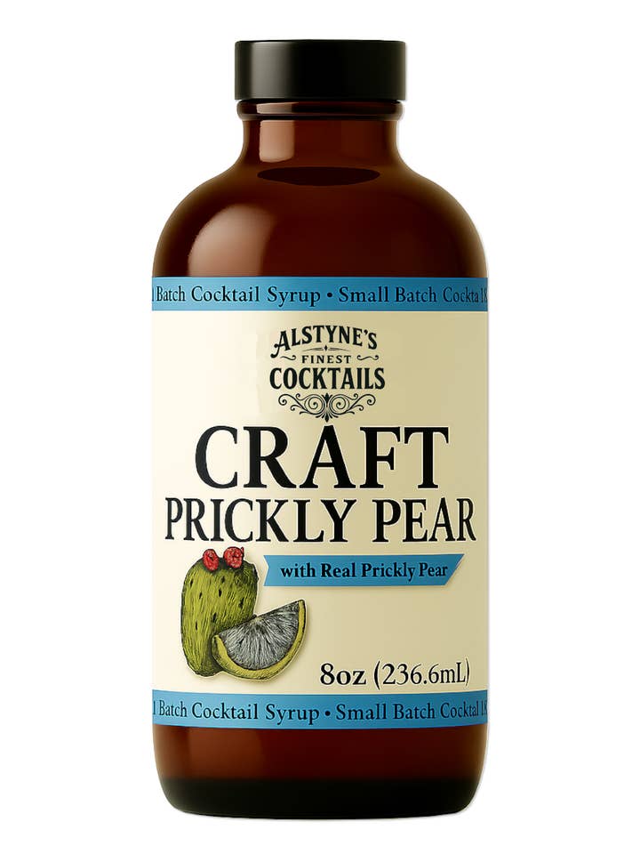 Alstyne's Finest - Craft Prickly Pear Cocktail Syrup for wholesale by Alstyne's Finest by Dowling Distilling