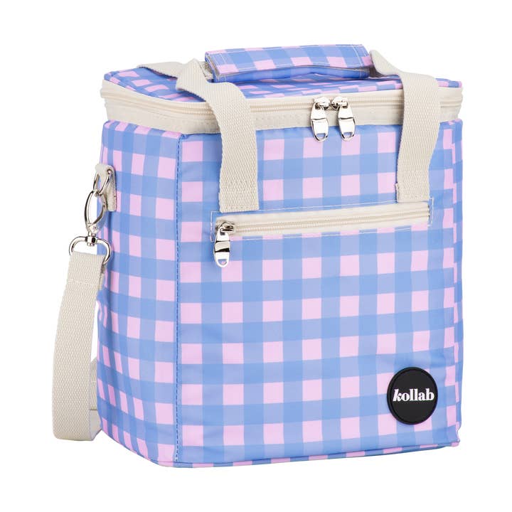 Mini Cooler Skyberry Gingham for wholesale by Kollab