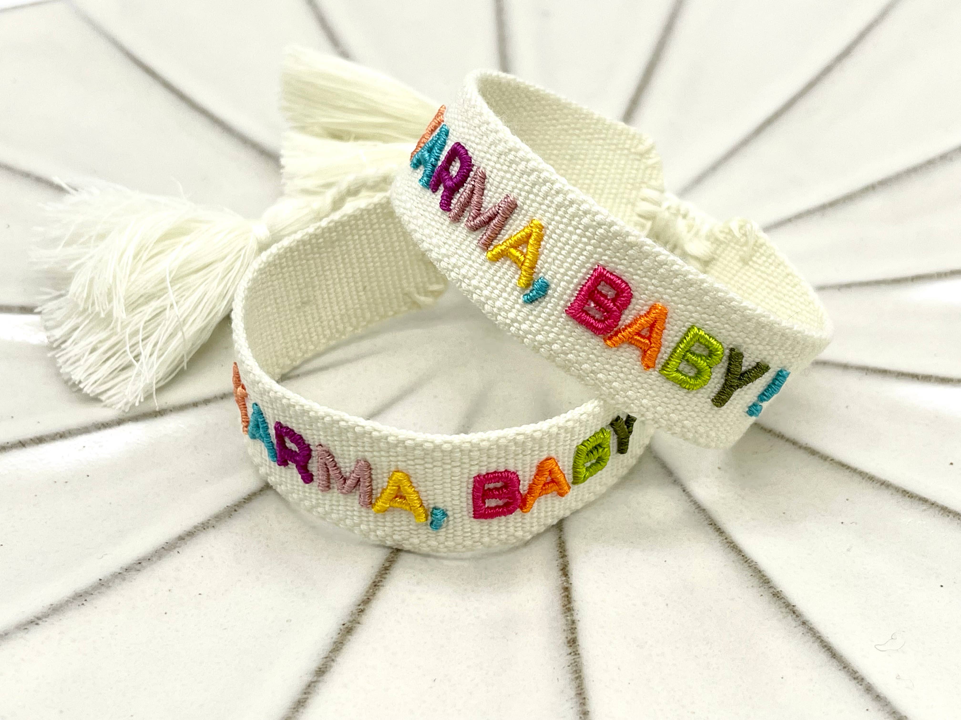 Parsley & Pepper - Wholesale Woven/Braided Bracelet - KARMA, BABY! Statement bracelet woven, embroidered1