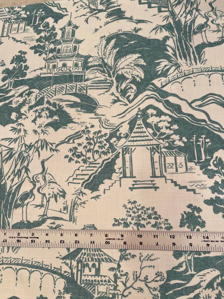 Blanche Chinoiserie Pillow with Feather Insert - Custom for wholesale by Dahlia & Grace pillows