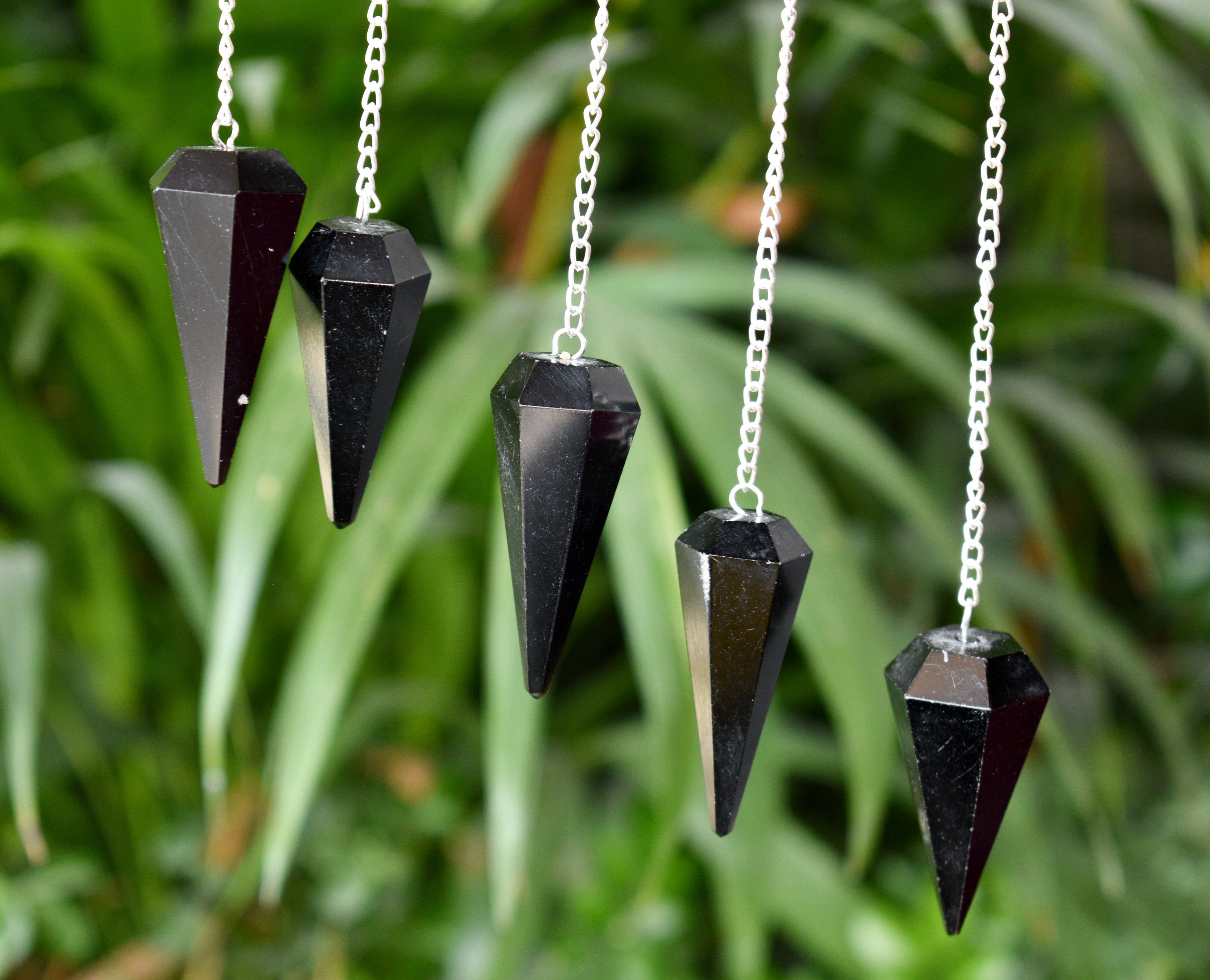 Soothing Crystals - Wholesale Spiritual Stone/Crystal - Dowsing Pendulum | Black Tourmaline | Faceted Pendulum5