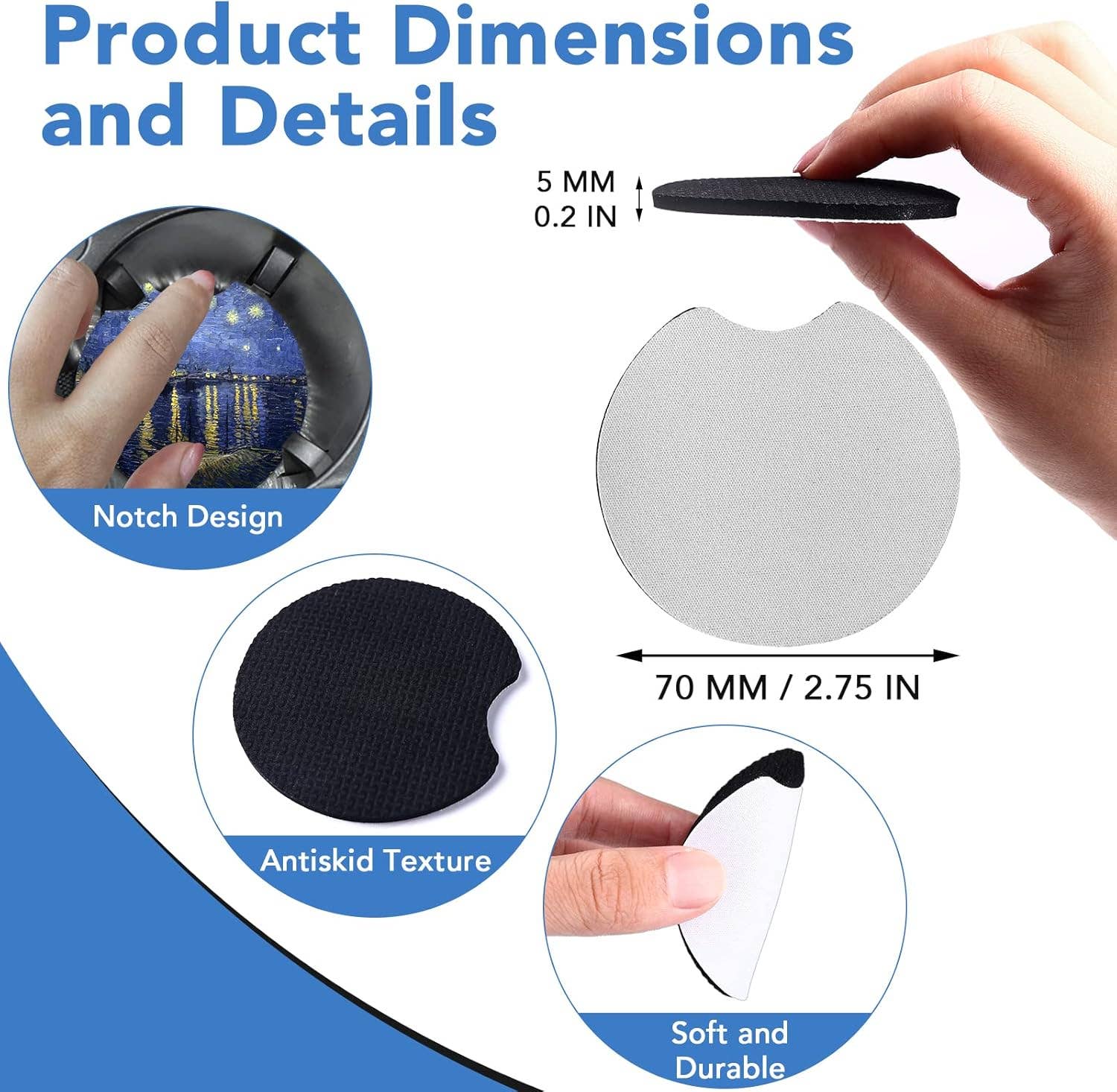 BDN Boutique – wholesale Underlägg för bil – dam – Donald Trump bilunderlägg5