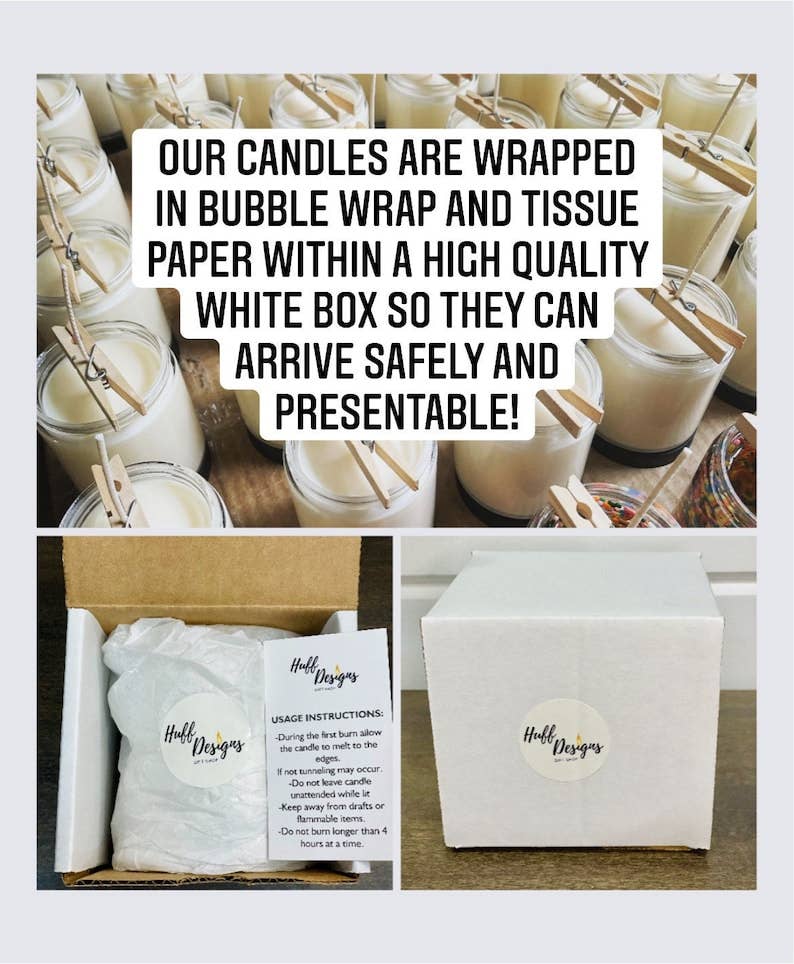 Huff Designs Candle Co - Venta al por mayor Velas en tarros - Regalo de jubilación, regalos de jubilación para mujeres7