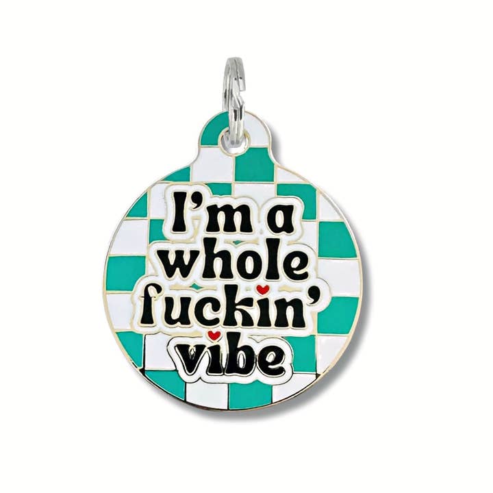 Bad Tags - Venta al por mayor Chapa de identificación - Gatos y perros - Placa de identificación para perro con código QR escaneable - Soy todo un puto rollo