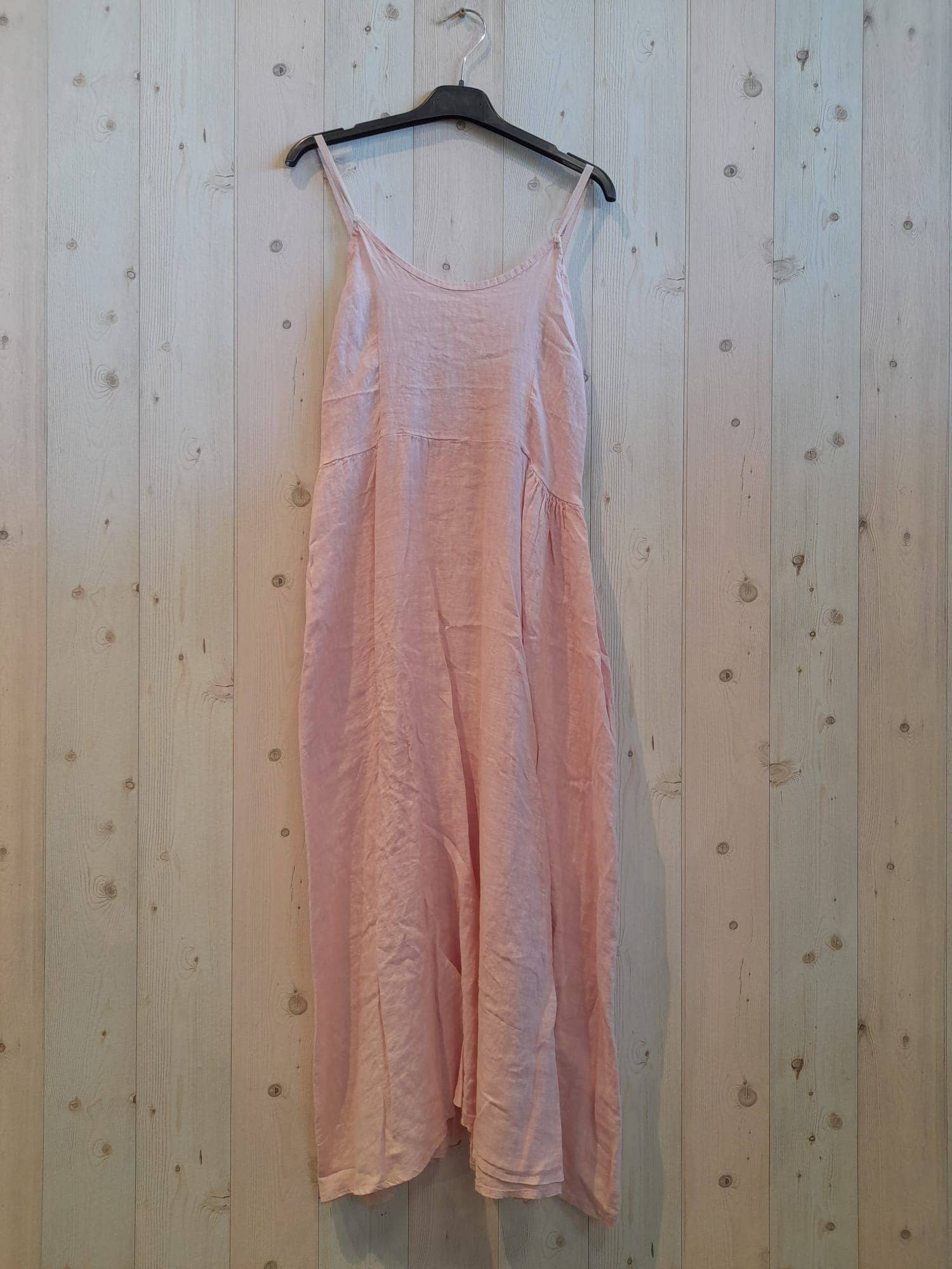 Linen & More - Wholesale Dress - Women's - REF 33195 100% LINEN STRAPPY DRESS
16