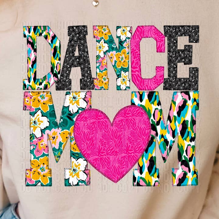 Dance Mom Overlock Brights DTF Transfer for wholesale by K and M Designs