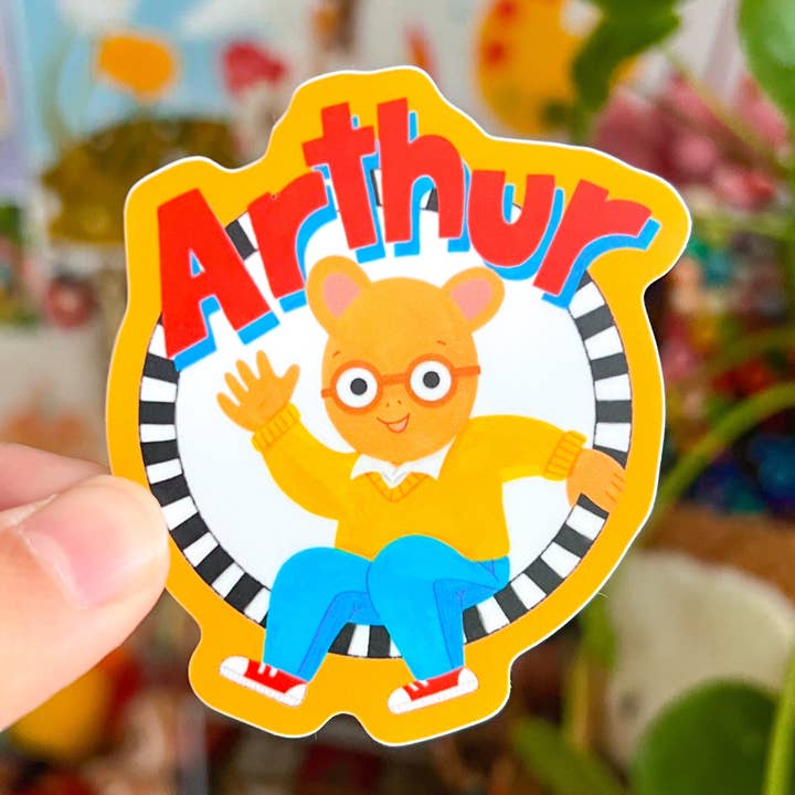 Arthur-Aufkleber für den Großhandel von Veronica Porlier Illustrations