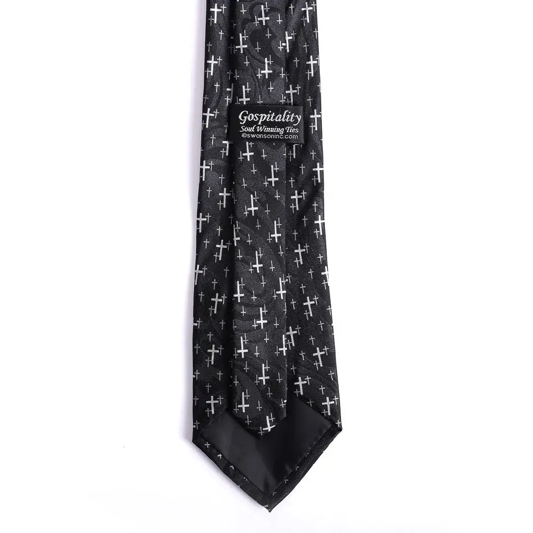 Swanson Christian Products - Vente Cravate – homme - Cravate en polyester - Croix flottantes1