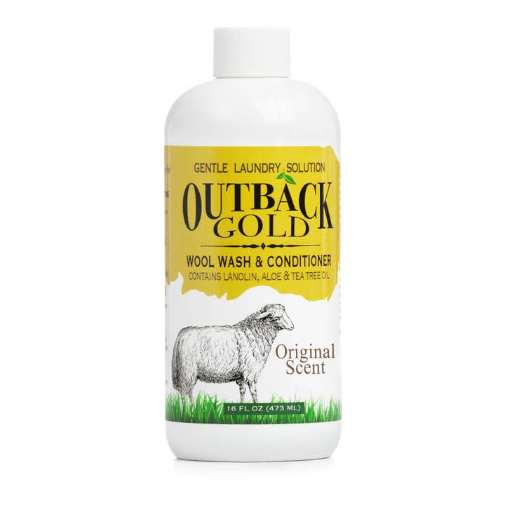Outback Gold Wool Wash, 16 oz, parfum original pour la vente par Desert Breeze Distributing