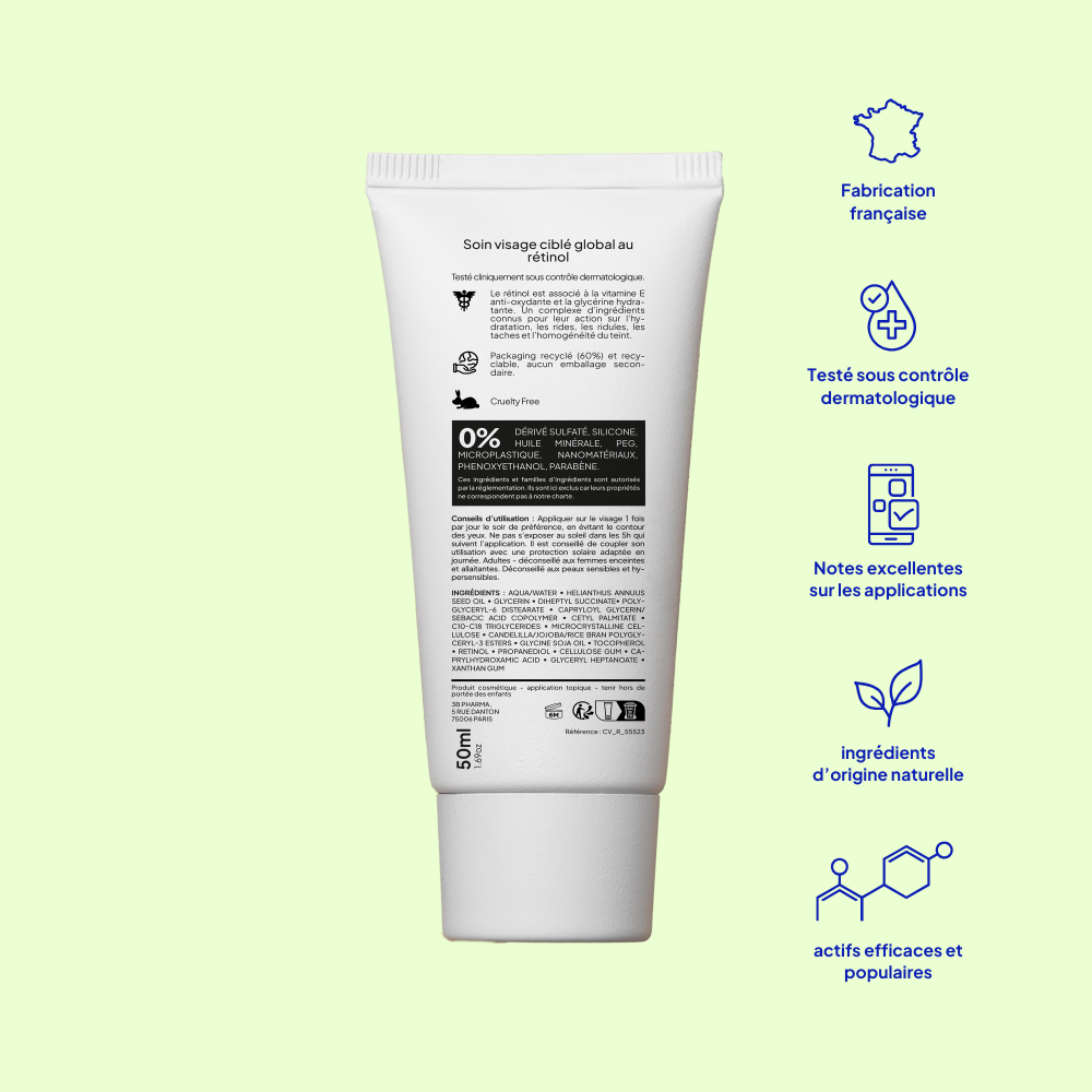 3B PHARMA - Wholesale Anti-Aging Moisturizer - Anti-aging facial care with Retinol - customizable1