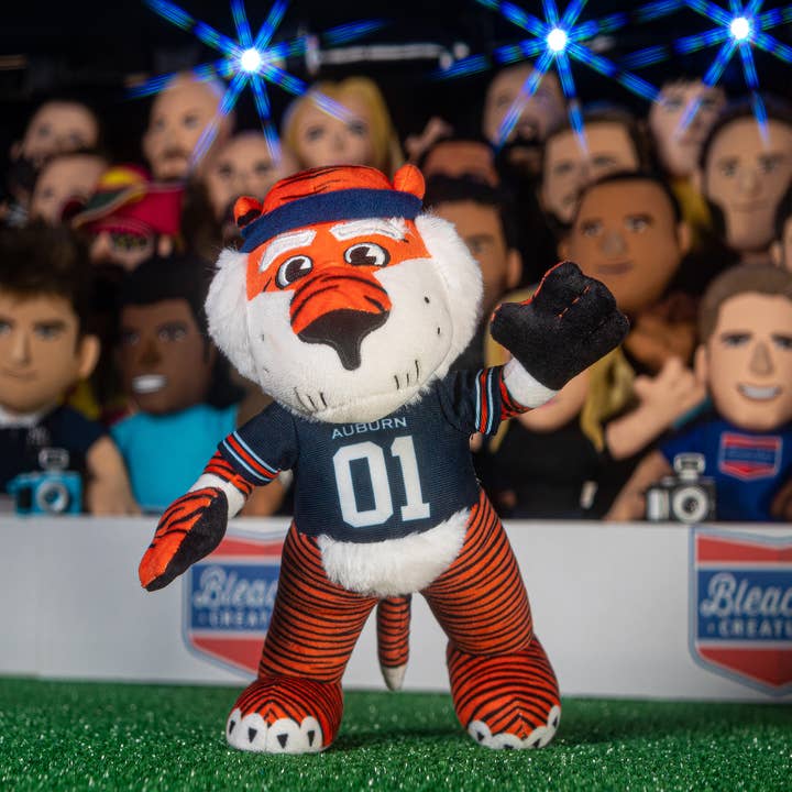 Uncanny Brands - Vente Peluche – enfant et bébé - Figurine en peluche Bleacher Creatures Auburn Tigers Aubie de 10 pouces