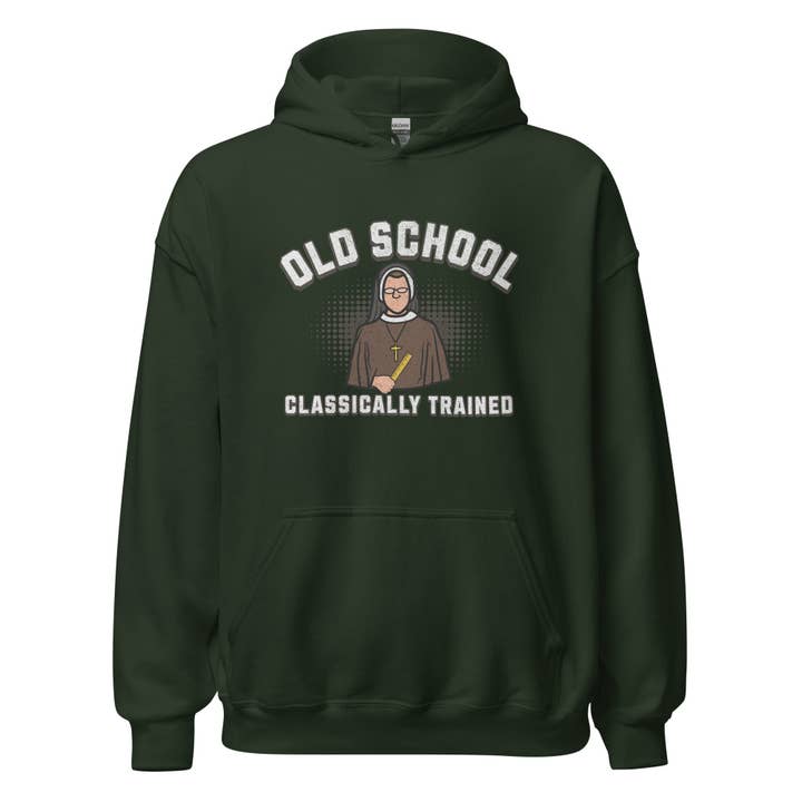 Old School - Classically Trained - Fleece Hoodie for wholesale by Disciple Shirts