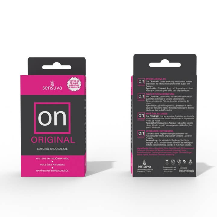 Sensuva - Wholesale Personal Lubricant - Onâ„¢ Original Arousal Oil 5ml Medium Box