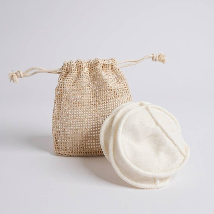 Rodelas de Algodão Reutilizáveis de Bambu – Discos Desmaquilhantes Laváveis por atacado de Earthcraft Home Co