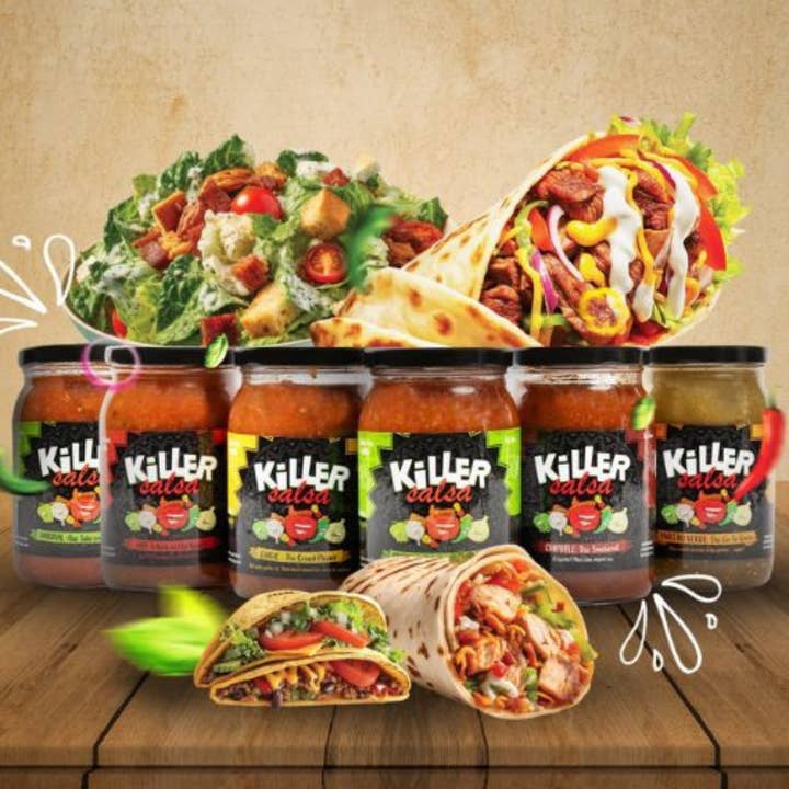 Killer Salsa - Wholesale Salsa - Killer Salsa Bundle - Original, Hot, Garlic, Chipotle, Verde