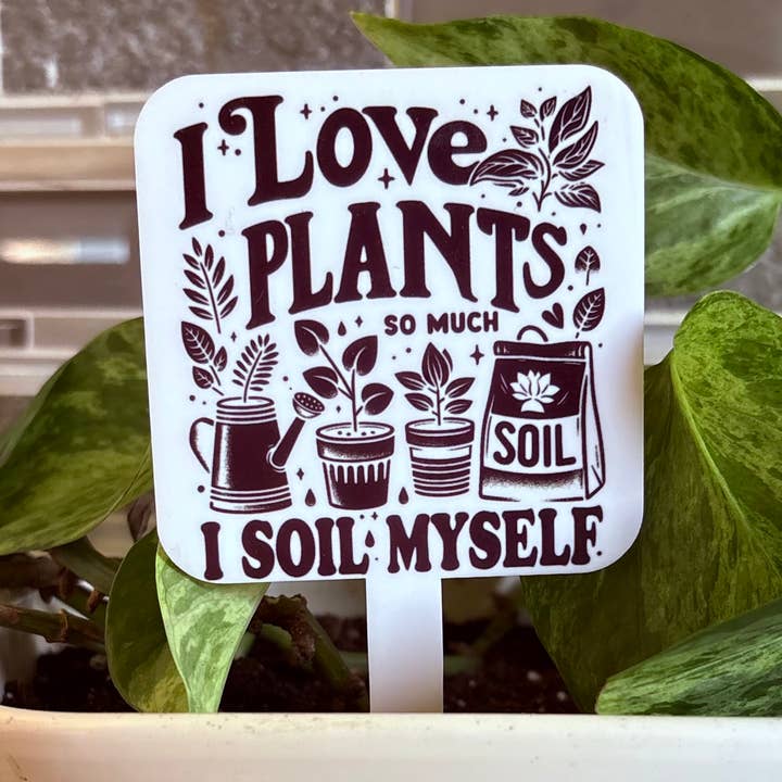 LOVE PLANTS | plant marker, garden label, plant accessory for wholesale by Ninestyles
