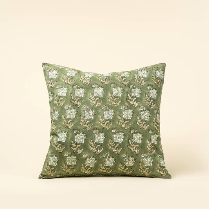 20x20 Elowen Block Print Pillow for wholesale by Indaba Trading