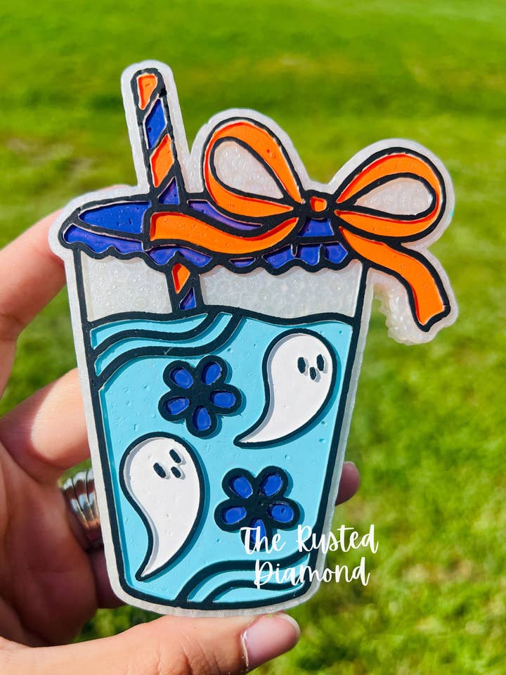 Iced Ghost Drink Freshie for wholesale by The Rusted Diamond