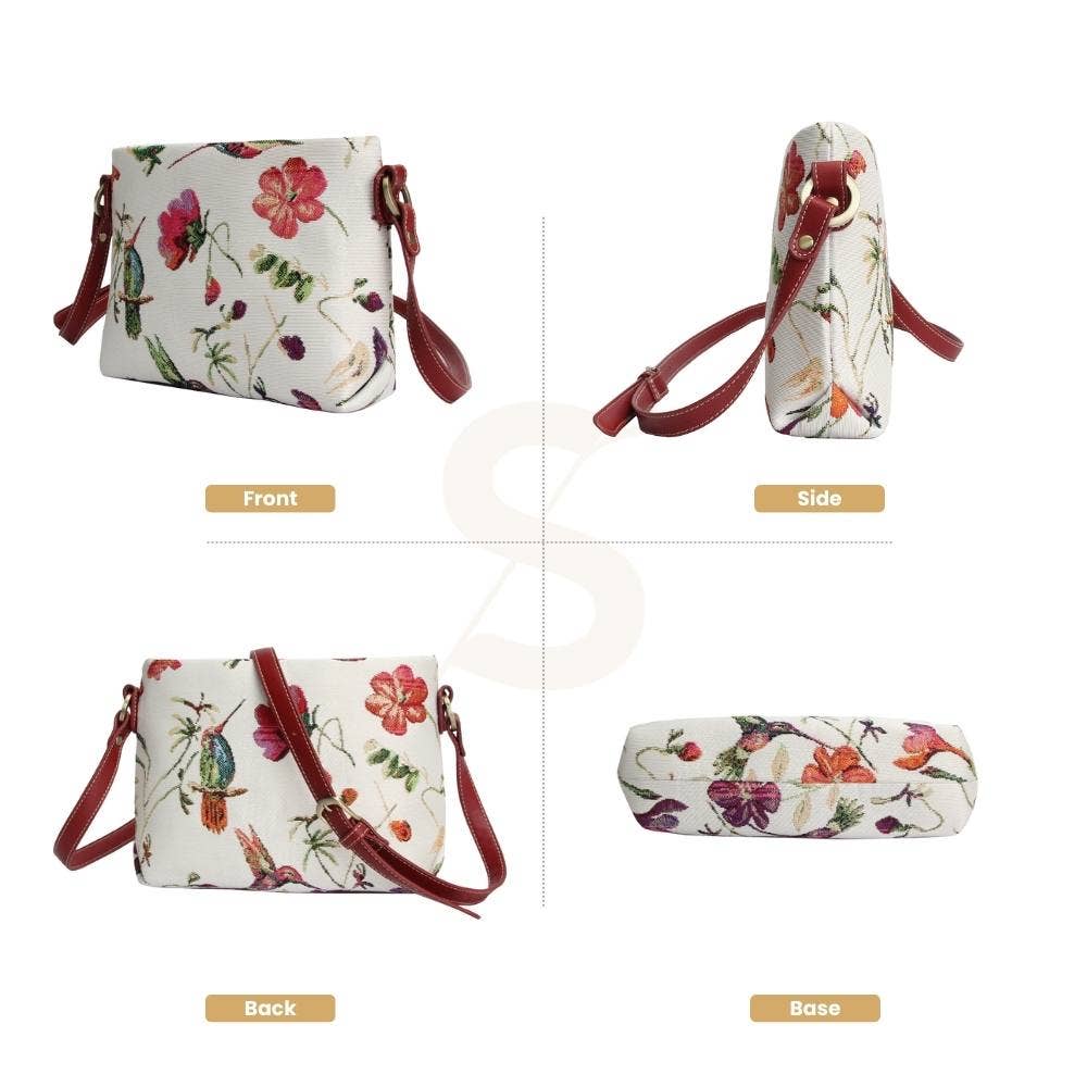 SignareArt - Wholesale Crossbody Bag - Women's - XB02-HUMM | HUMMINGBIRD CROSS BODY BAG PURSE HANDBAG1