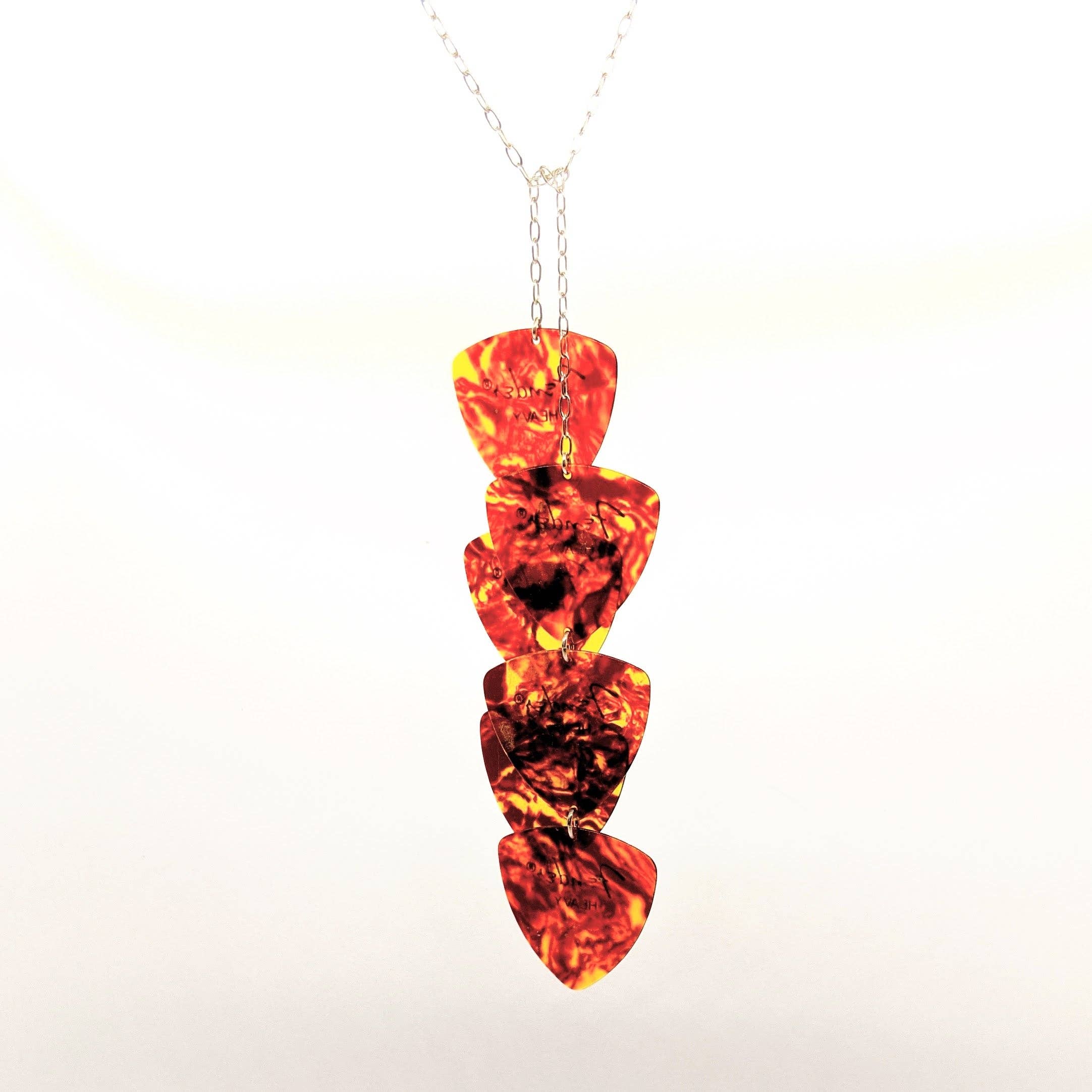 Amy Pfaffman Jewelry - Wholesale Pendant/Charm Necklace - Guitar pick tie necklace1