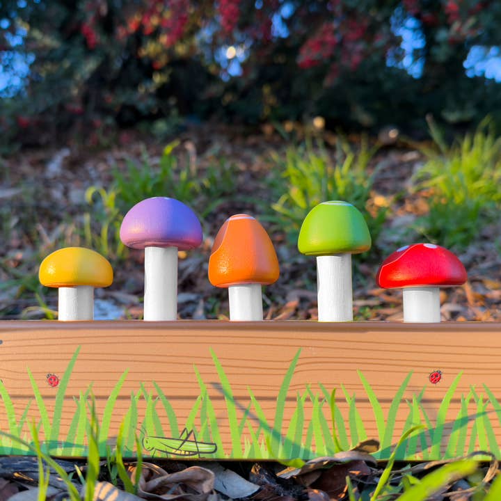 Jack Rabbit Creations - Wholesale Wood Toy - Kids - Mushroom Pop & Play4