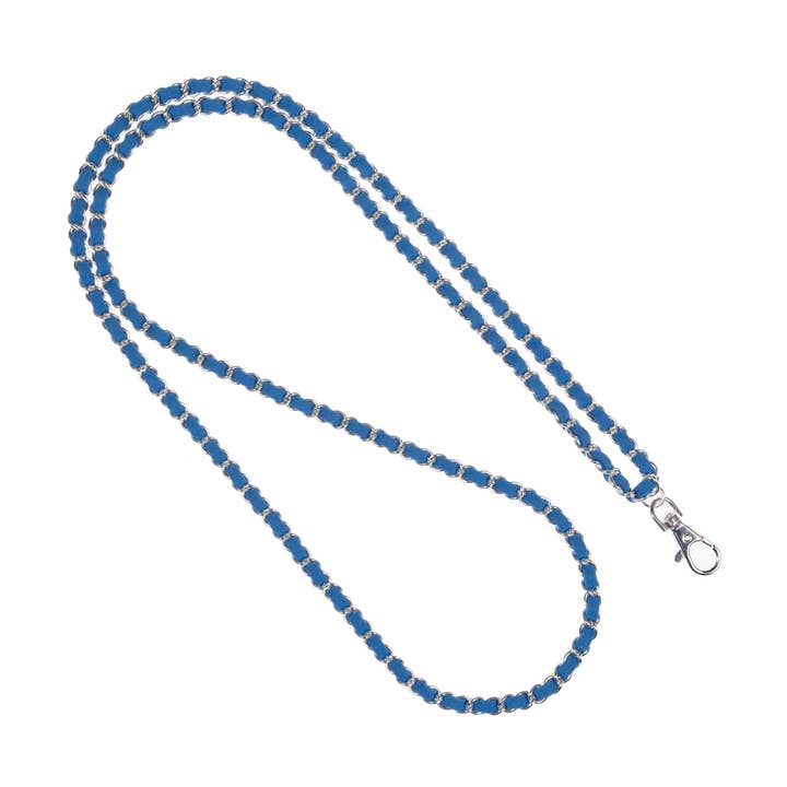 Coco Cobalt Crossbody Phone Chain for wholesale by Miami Chains & Co.