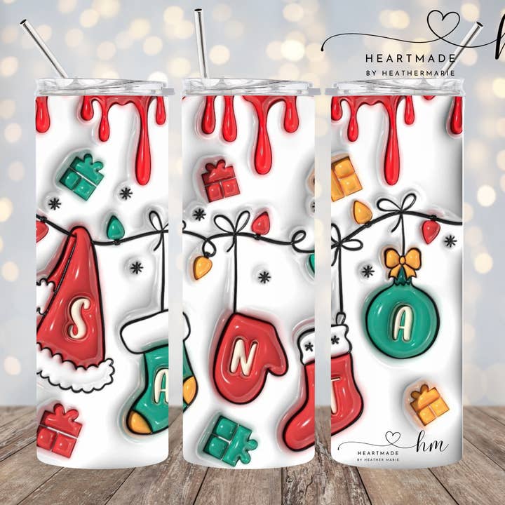 Santa 3D-muggar för wholesale av Heartmade By Heather Marie, LLC