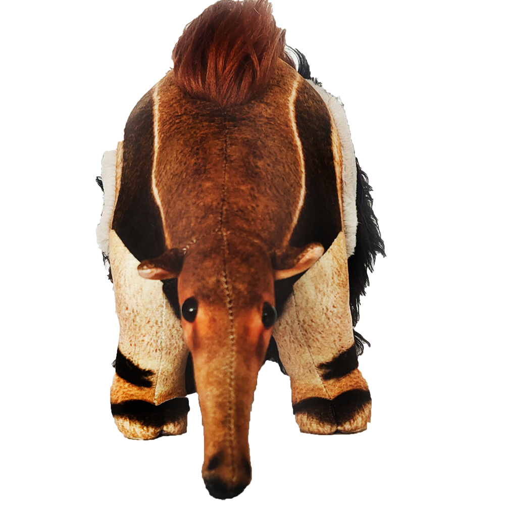 Texas Toy Distribution - Vendita all'ingrosso Peluche - Bambini e neonati - Peluche realistico a forma di formichiere gigante, 56,5 cm2