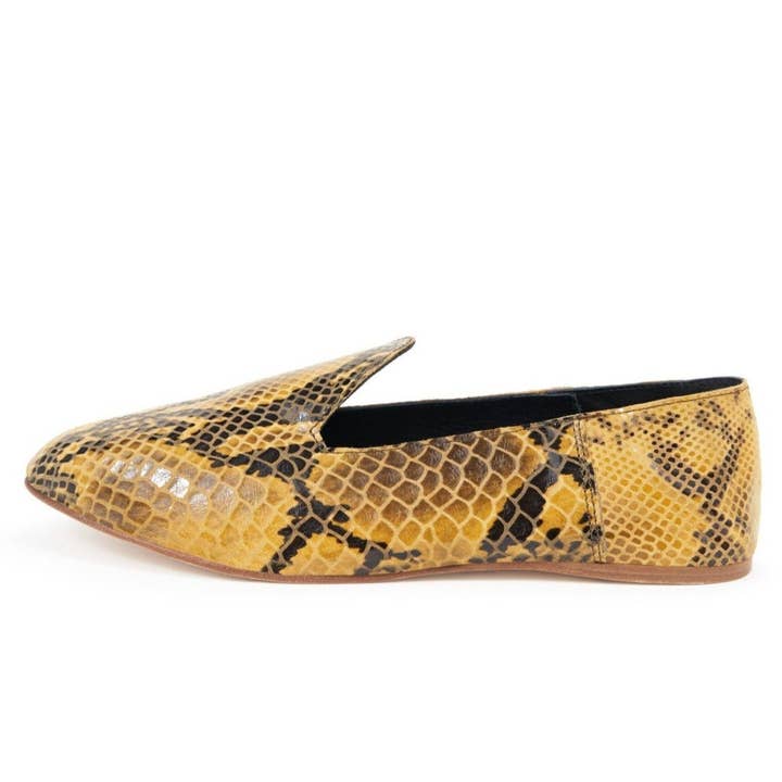 Leather Slide Loafer - Yellow for wholesale by Our Stories Are Yours