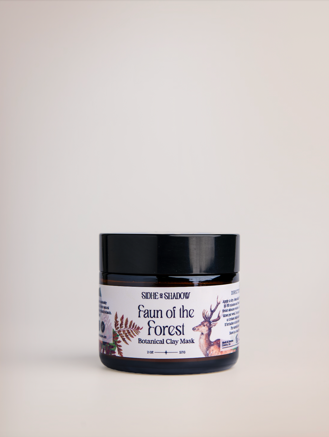 Sidhe and Shadow - Vente Masque pour le visage - Masque facial à l'argile Faune de la forêt0