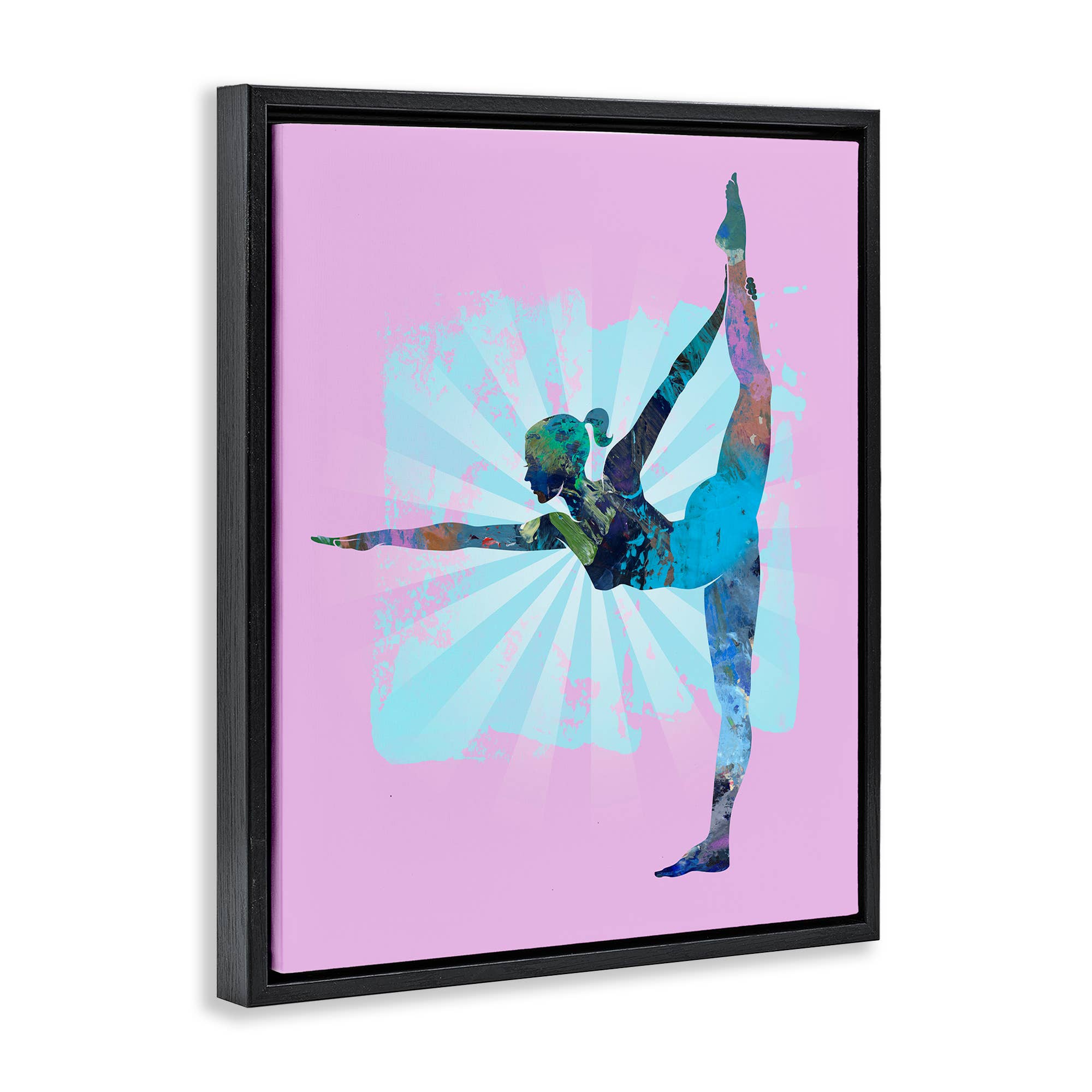 Stupell Industries - Wholesale Wall decor – Kids & Baby - Stretching Mindful Exercise Floater Framed Art2