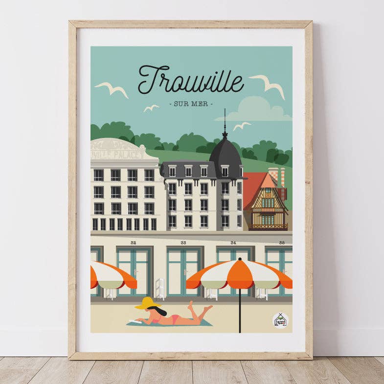 Les Petits Yéyés - Wholesale Poster - Display TROUVILLE SUR MER0