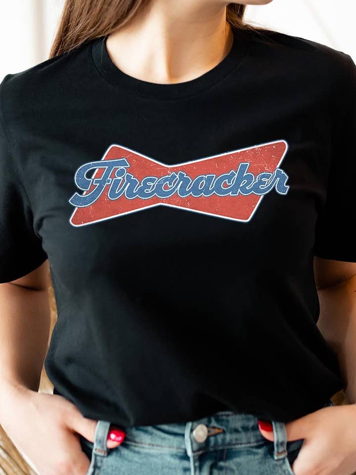 Firecracker Graphic Plus Tee for wholesale by COLORBEAR