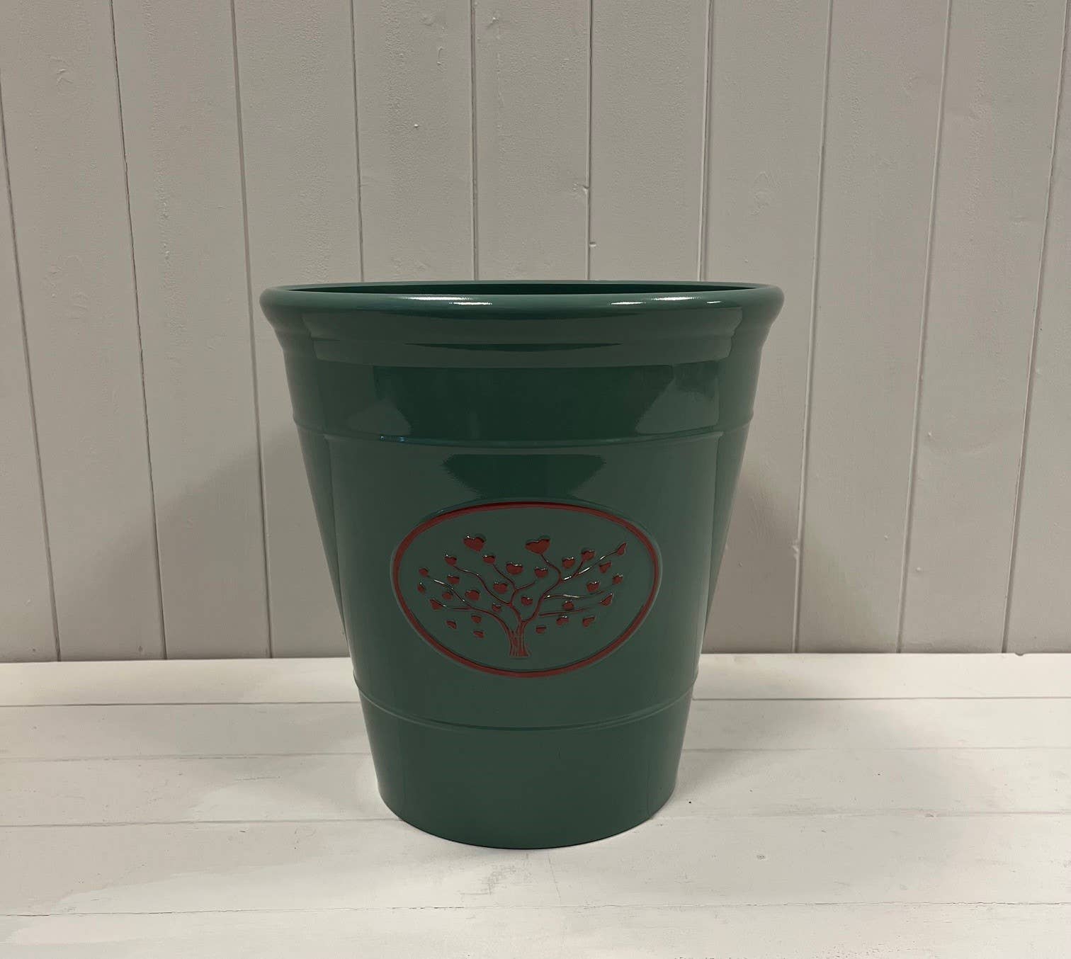 Satchville - Wholesale Plant pot - Green Round Love Heart Tree Planter0