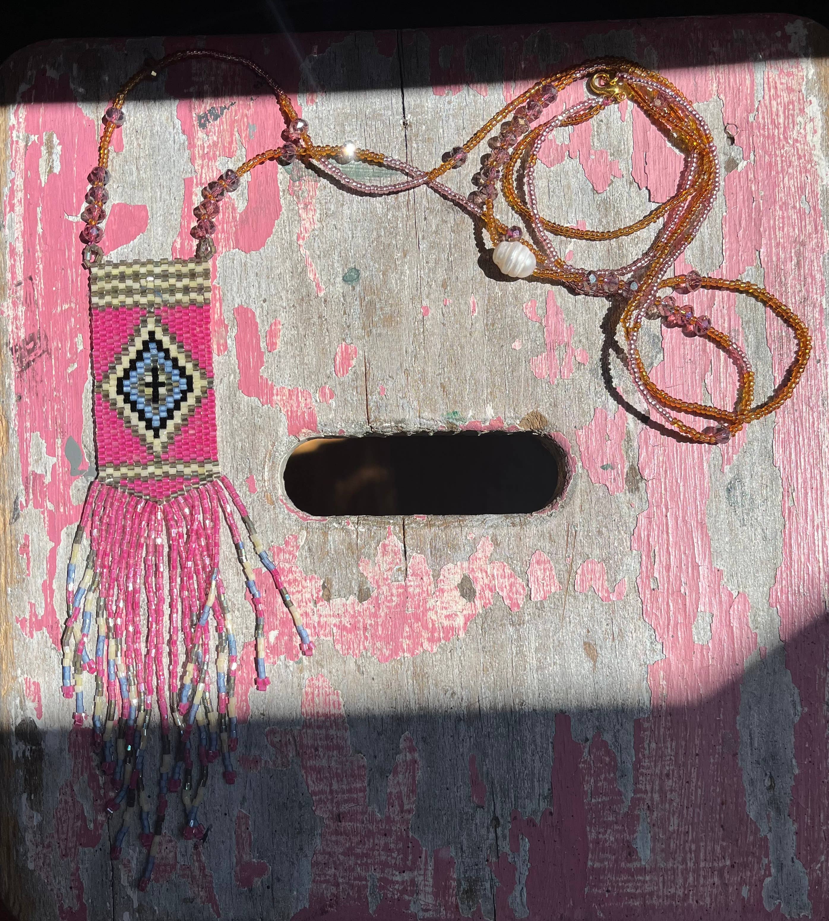 Flora Jane Paris - Wholesale Y-Neck/Lariat Necklace - DOUBLE ROW INDIAN PEARL NECKLACE20