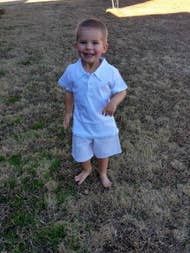 Boys Seersucker Shorts - KHAKI for wholesale by Love That Cotton