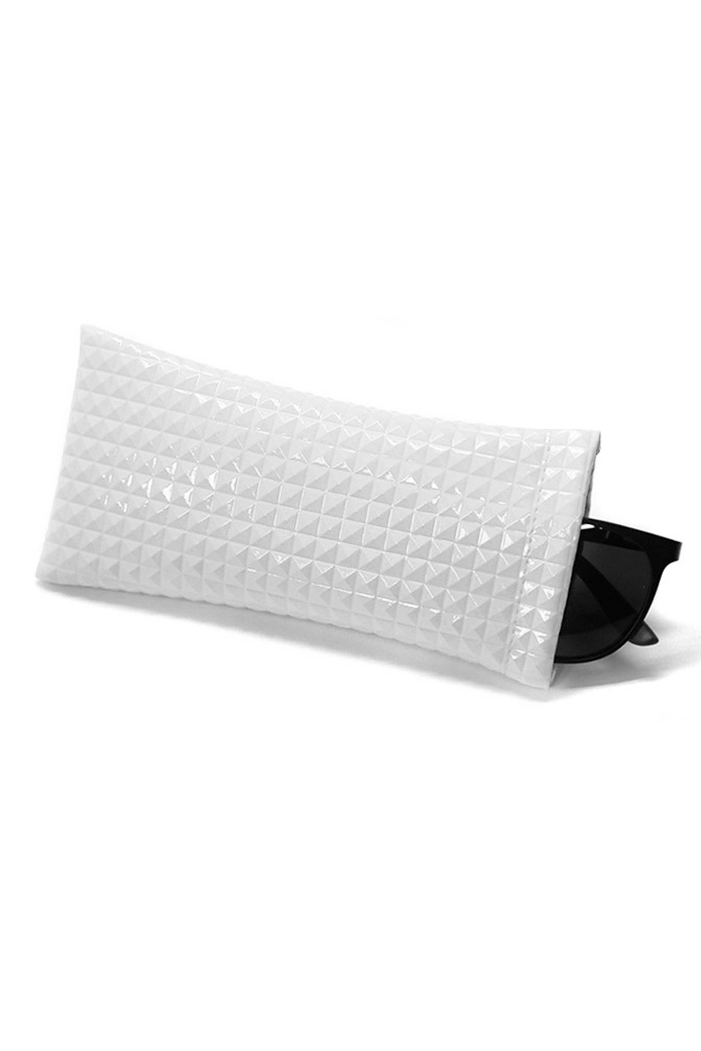Ole - Wholesale Eyewear Cases & Holders - Women's - Diamond Grid Pattern Glasses Pu Protecting Bag 1