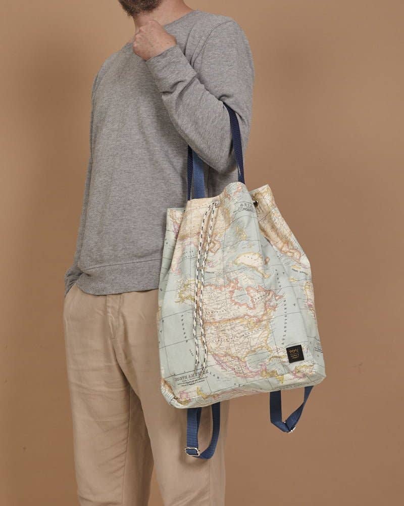 peSeta – wholesale Ryggsäck - Unisex – Map PET-ryggsäck1