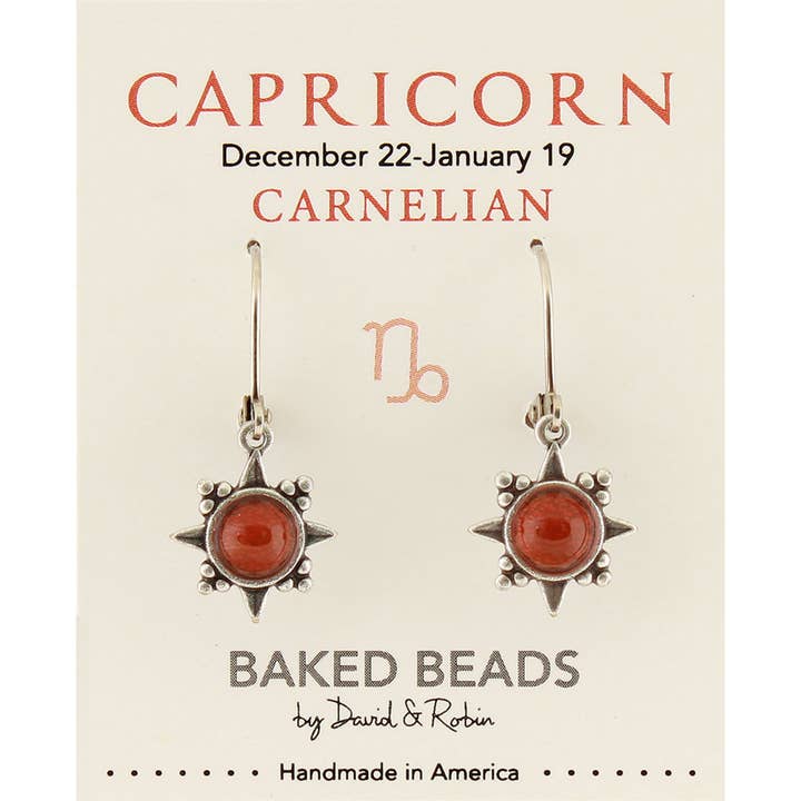 Baked Beads - Wholesale Dangle Earrings - Zodiacstone Natural Stone Earring6