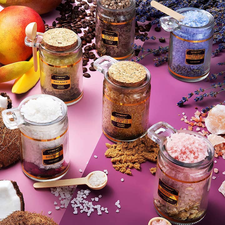 Lovery - Wholesale Bath Salts - Bath Soaks, Relaxing Spa Salt with Essential Oils & Herbs4