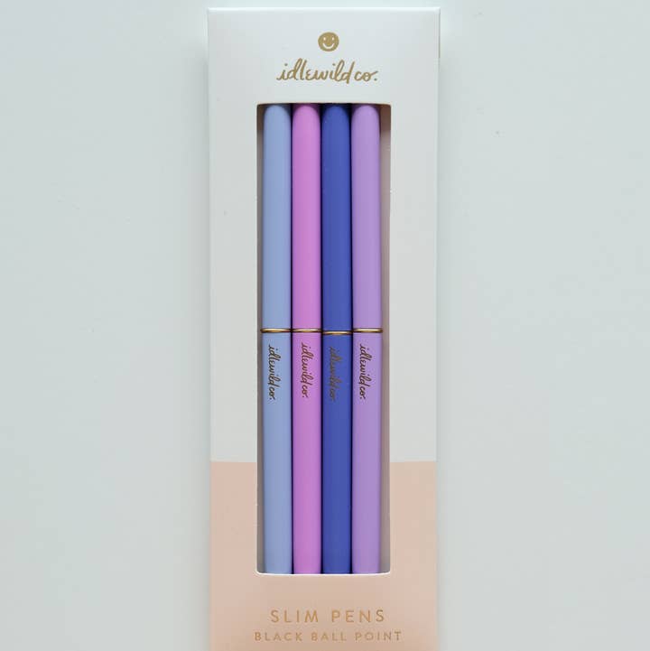 Idlewild Co. - Wholesale Pen - Slim Pen, Set of Four | Spectrum Violets (Purples)