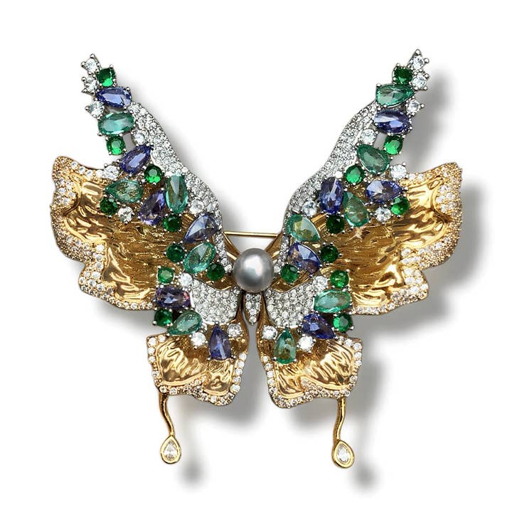 Broche Nocturne Papillon por atacado de Ninemoo